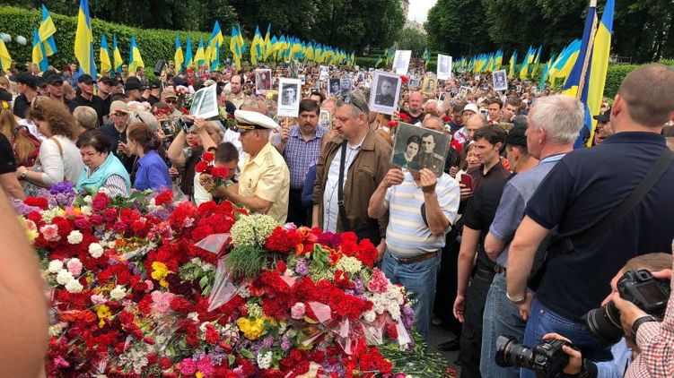 День победы 2018 года в Киеве. Фото