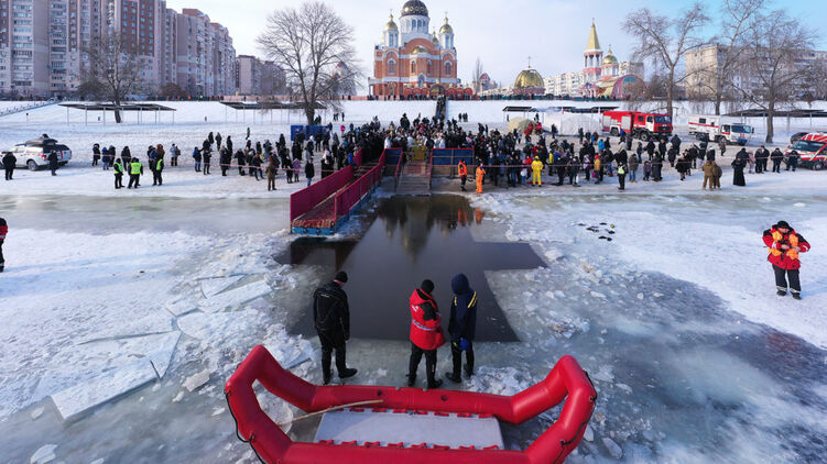 Крещенские купания в 2021 году. Фото УПЦ