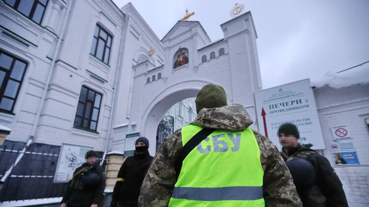 Результаты обыска в лавре пока не известны. Фото: СБУ