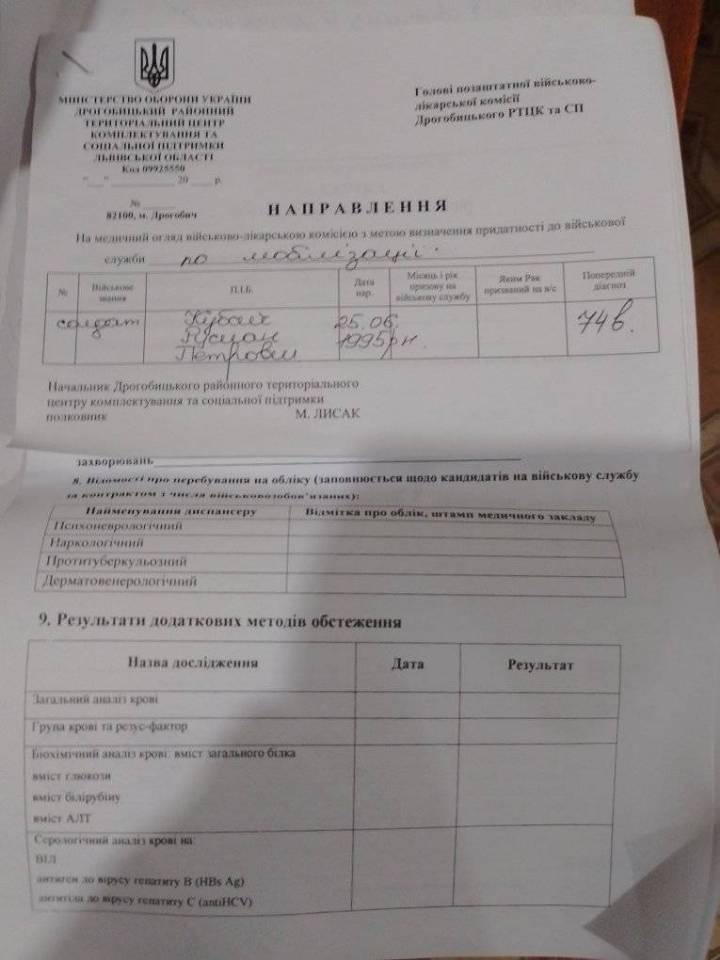 Інваліду надіслали повістку