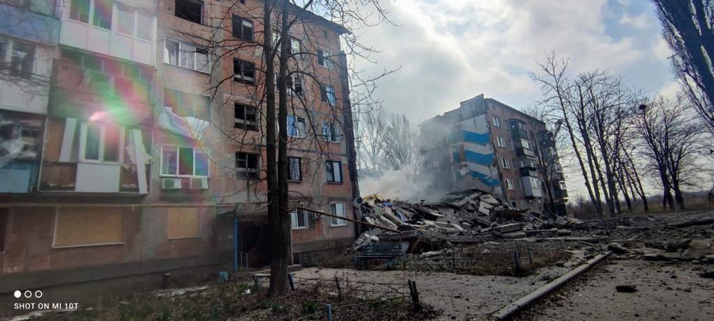 наслідки удару по Авдіївці