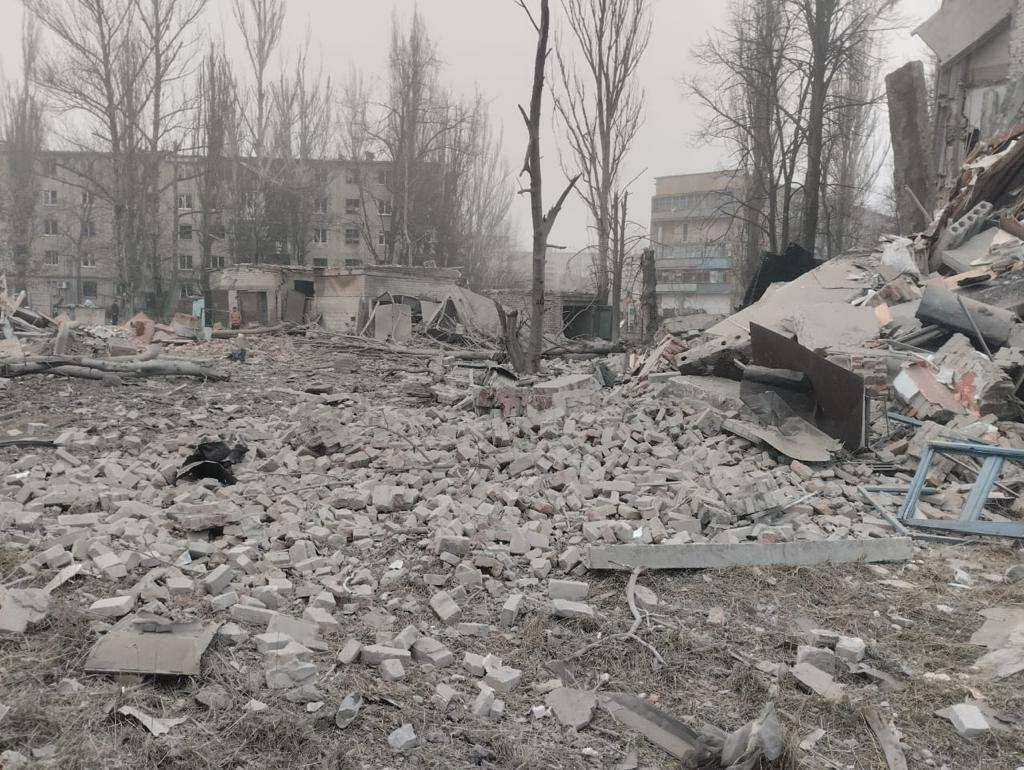 наслідки удару по Авдіївці