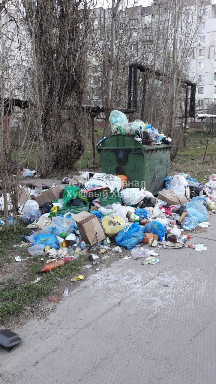 Херсон потопає у смітті