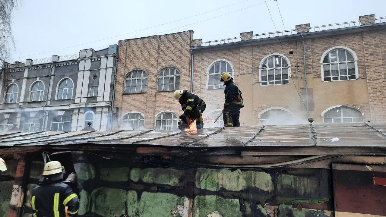 Пожар в Благовещенском соборе. Сообщение спасателей