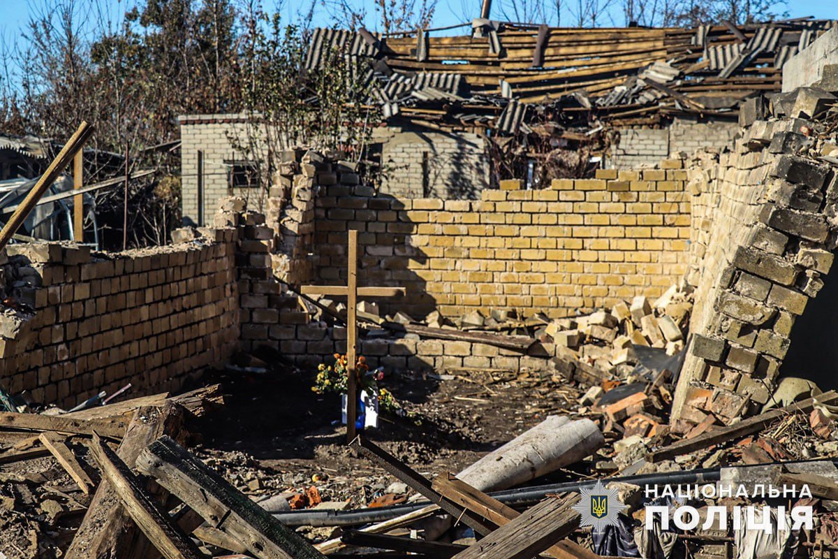 Наслідки обстрілів селища Степове під Авдіївкою