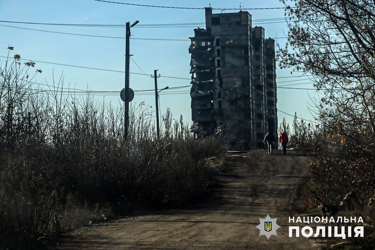 Наслідки обстрілів селища Степове під Авдіївкою