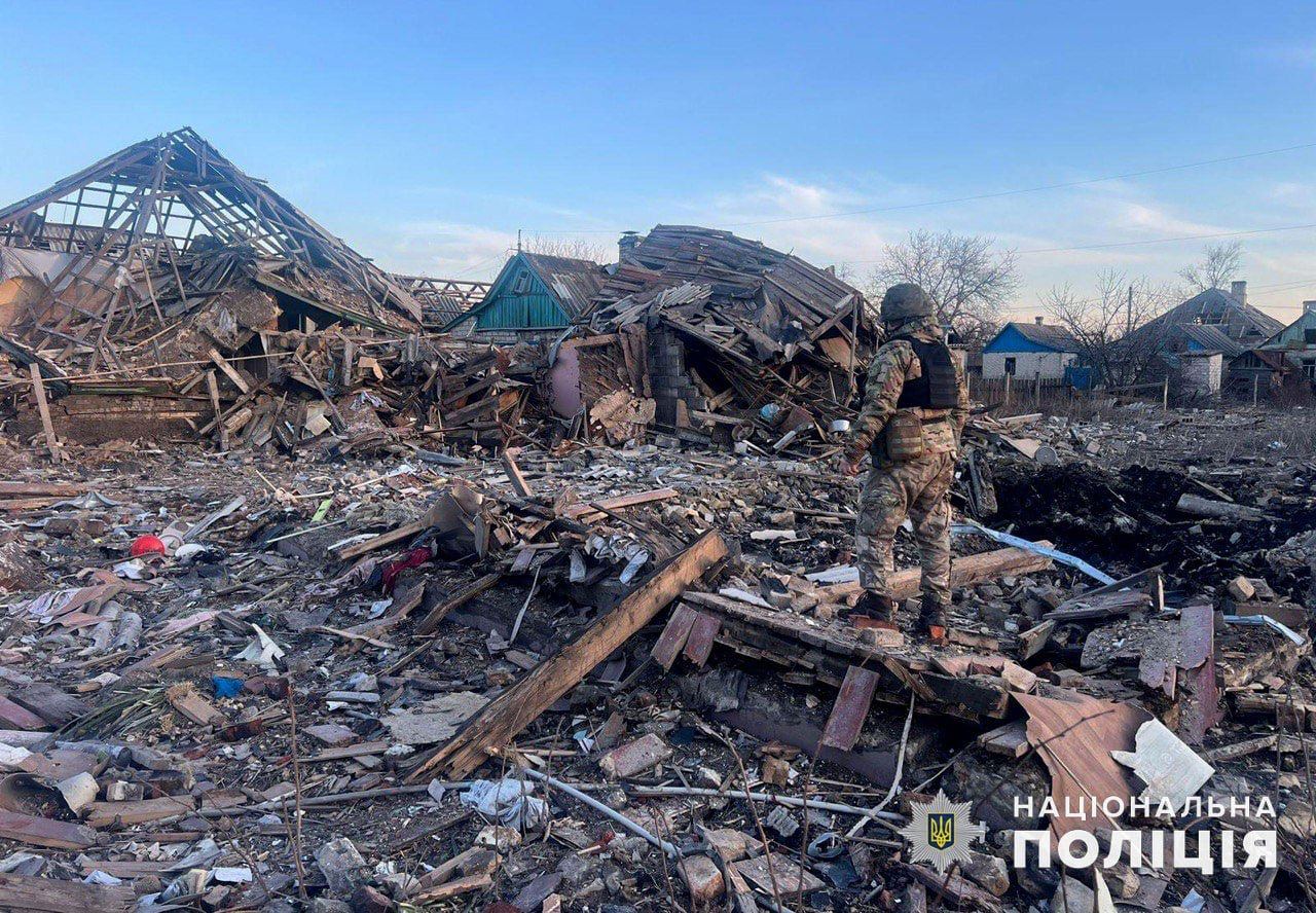 Последствия обстрелов Донецкой области