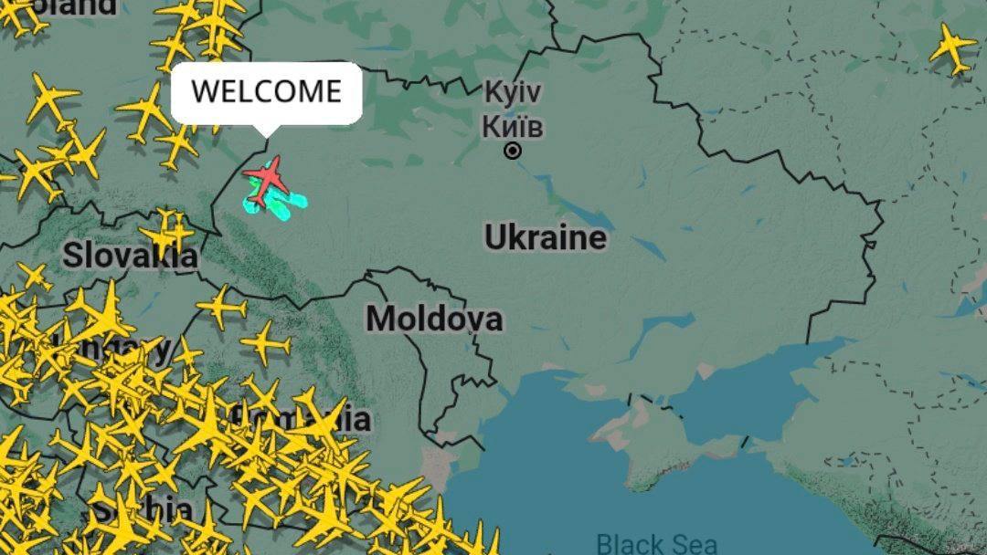 Карта полётов. Источник - Clash Report