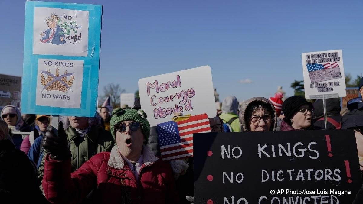 Фото (4) протестов в США. Источник &ndash; &copy; AP Photo/Allison Robert