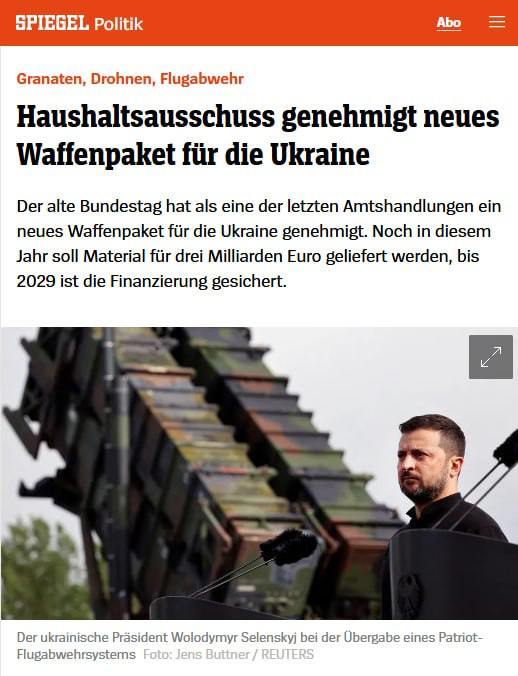 Снимок заголовка на spiegel.de